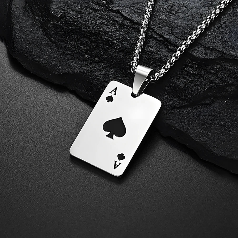 Éclat Bijoux| Ace of ♠️& ♥️ Pendant Necklace™